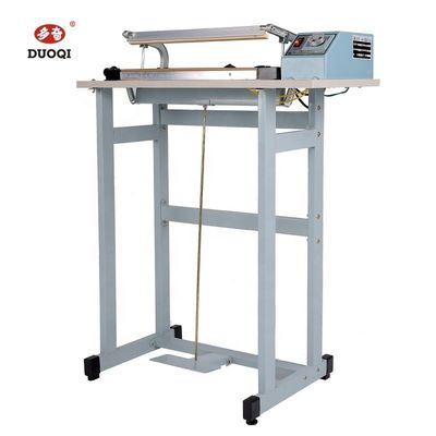 Αγορά SF-400 DUOQI Μηχανή θερμικής σφράγισης πλαστικής σακούλας με πετάλι ποδιών με τύπο κοπής και σφράγισης online manufacture
