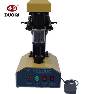 DUOQI DQ-160 Χαρτί PET πλαστικές κονσέρβες Χάλυβα Σφραγιστή συσκευασίας Πλήρως αυτόματη συσκευή σφραγίσματος