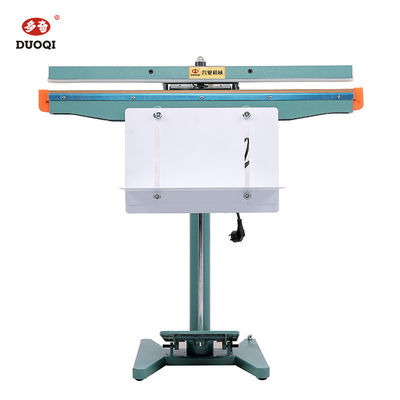 Εύκολο στη λειτουργία DUOQI PFS-650*1 Τροφική βιομηχανία Αλουμινίου Φρέμα Πεντάλ Πεντάλ Σφραγιστική Μηχανή