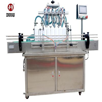 Πνευματικό μηχάνημα πλήρωσης υγρού DUOQI YT6T-6G 6 βρύσες πλήρωσης για γάλα
