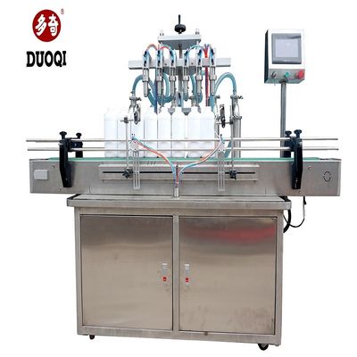 Πνευματικό μηχάνημα πλήρωσης υγρού DUOQI YT6T-6G 6 βρύσες πλήρωσης για γάλα