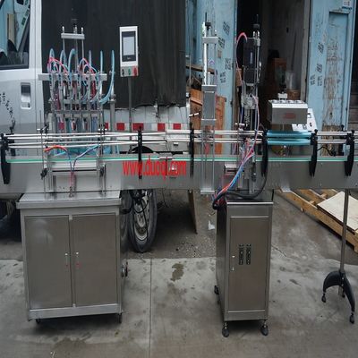 Πνευματικό μηχάνημα πλήρωσης υγρού DUOQI YT6T-6G 6 βρύσες πλήρωσης για γάλα