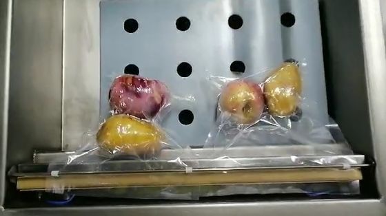 35cm Μέγεθος σφράγισης Σφράγιση κρέατος με κενό για εμπορική λειτουργία χαμηλού θορύβου Αειφόρος σχεδιασμός