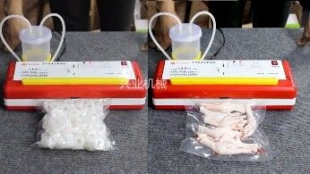 Λιγός θόρυβος λειτουργία μικρού επιπέδου γραφείου μαρμελάδες αγγούρι Vacuum σφραγίσματος μηχανή για μαρμελάδες