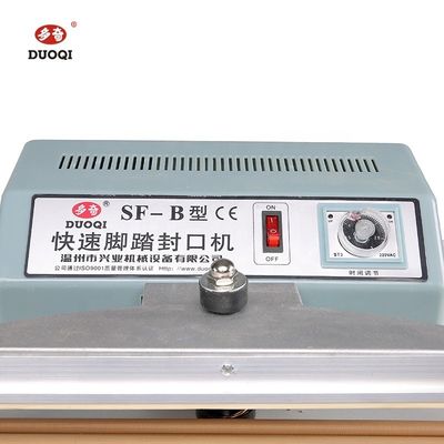 DUOQI SF-500 Σιδερένιο Πεντάλ Πεντάλ Σφραγιστής Σφραγιστής Τσάντα Σφραγιστής Θερμική Σφραγίδα για συσκευασία περιβλήματος