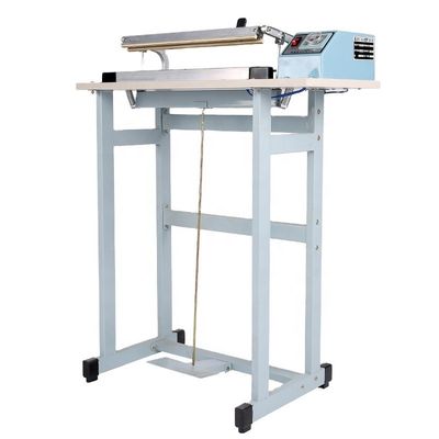71000 mm DUOQI SFTD-600 CE Σιδερένιο Πεντάλ Πεντάλ Σφραγίστης Σφραγίστης Τσάντας Σφραγίστης με Μαχαίρι Σφραγίστης Θερμότητας Ημιαυτόματη Μηχανή Σφραγίσματος