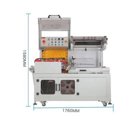 QL-5545 SM-4525 Αυτόματη μηχανή σφράγισης και κοπής τύπου L με λειτουργία τυλίγματος