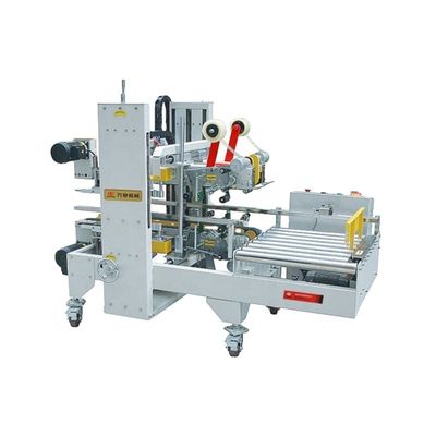 Η συσκευασία της θήκης με την DUOQI FXJ-5050H αυτόματη αυτοκόλλητη συσκευή σφραγίσματος γωνίας κουτιού