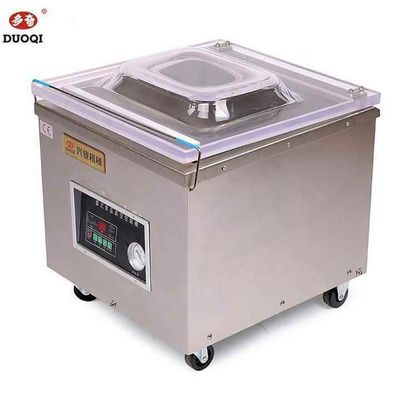DZ-350 Desktop Double Chamber Vacuum Packer για αυτοσυσκευαστικές σακούλες και συσκευασίες durian