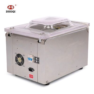 DZ-350 Desktop Double Chamber Vacuum Packer για αυτοσυσκευαστικές σακούλες και συσκευασίες durian