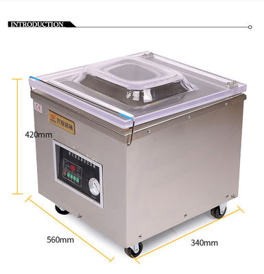 DZ-350 Desktop Double Chamber Vacuum Packer για αυτοσυσκευαστικές σακούλες και συσκευασίες durian