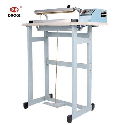 220V DUOQI SFTD-600 CE Σιδηρούνιου πόδι pedal Enseal σφραγιστή σφραγίστη σακούλα σφραγίστη με μαχαίρι θερμότητα σφραγίστη ημιαυτόματη μηχανή σφραγίσματος