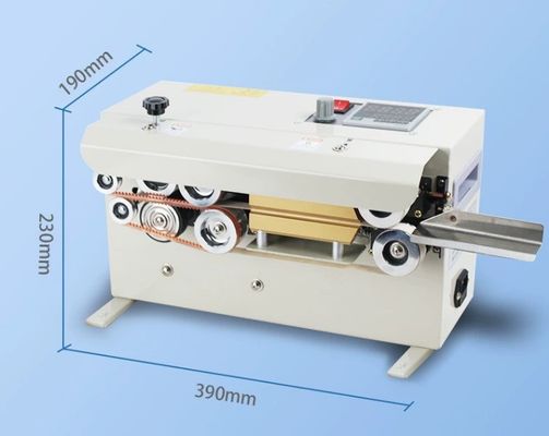 12 M/Min Εμπορική οριζόντια μηχανή σφράγισης για συσκευασίες τροφίμων και ποτών
